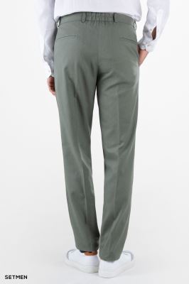 شلوار لینن مردانه کمر کش