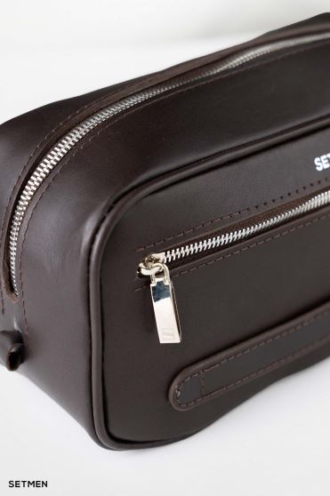 کیف دستی چرم ساده ست من