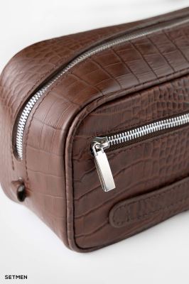 کیف دستی چرم پوست ماری ست من