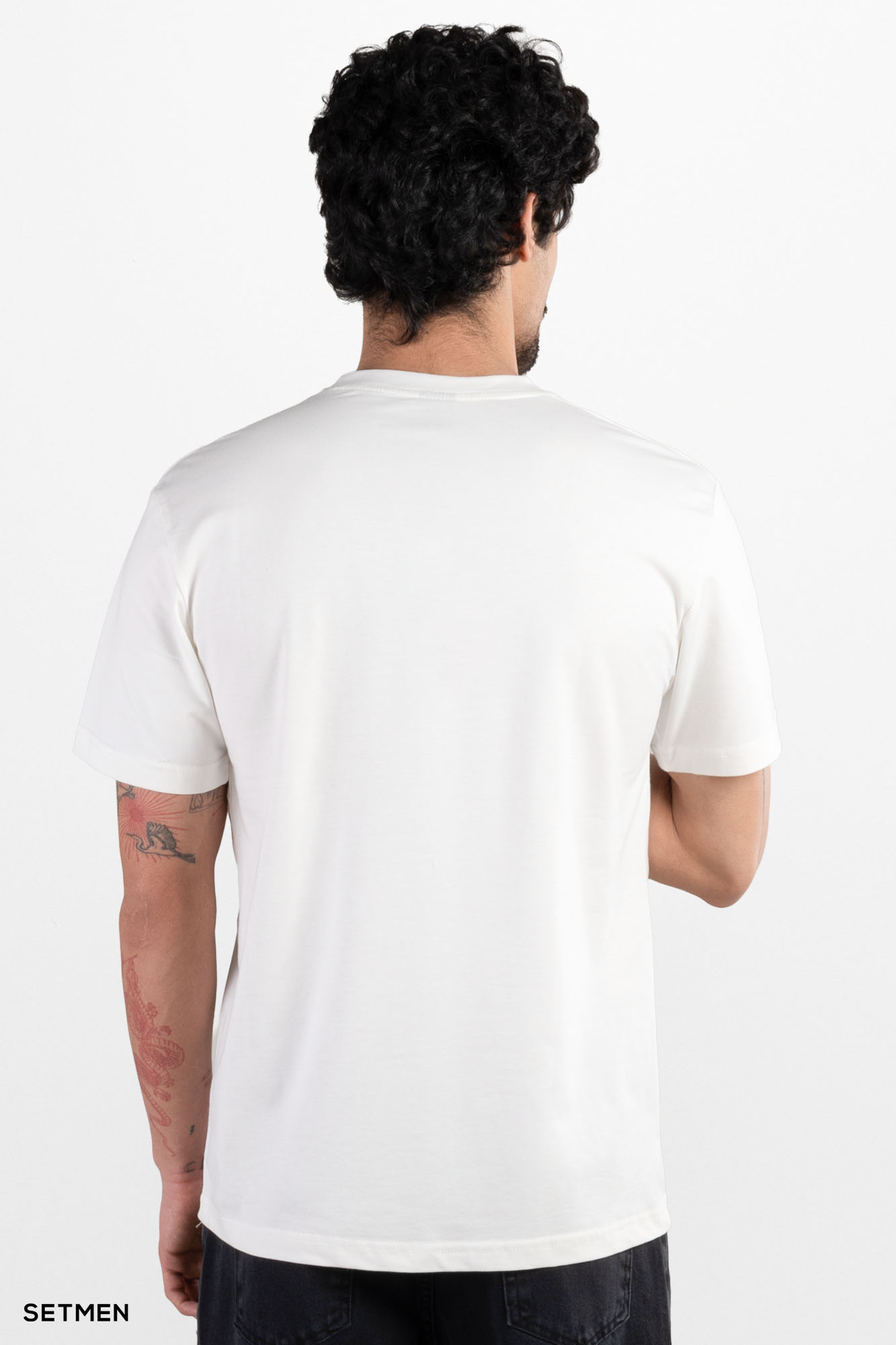 تیشرت مردانه ست من طرح خطی