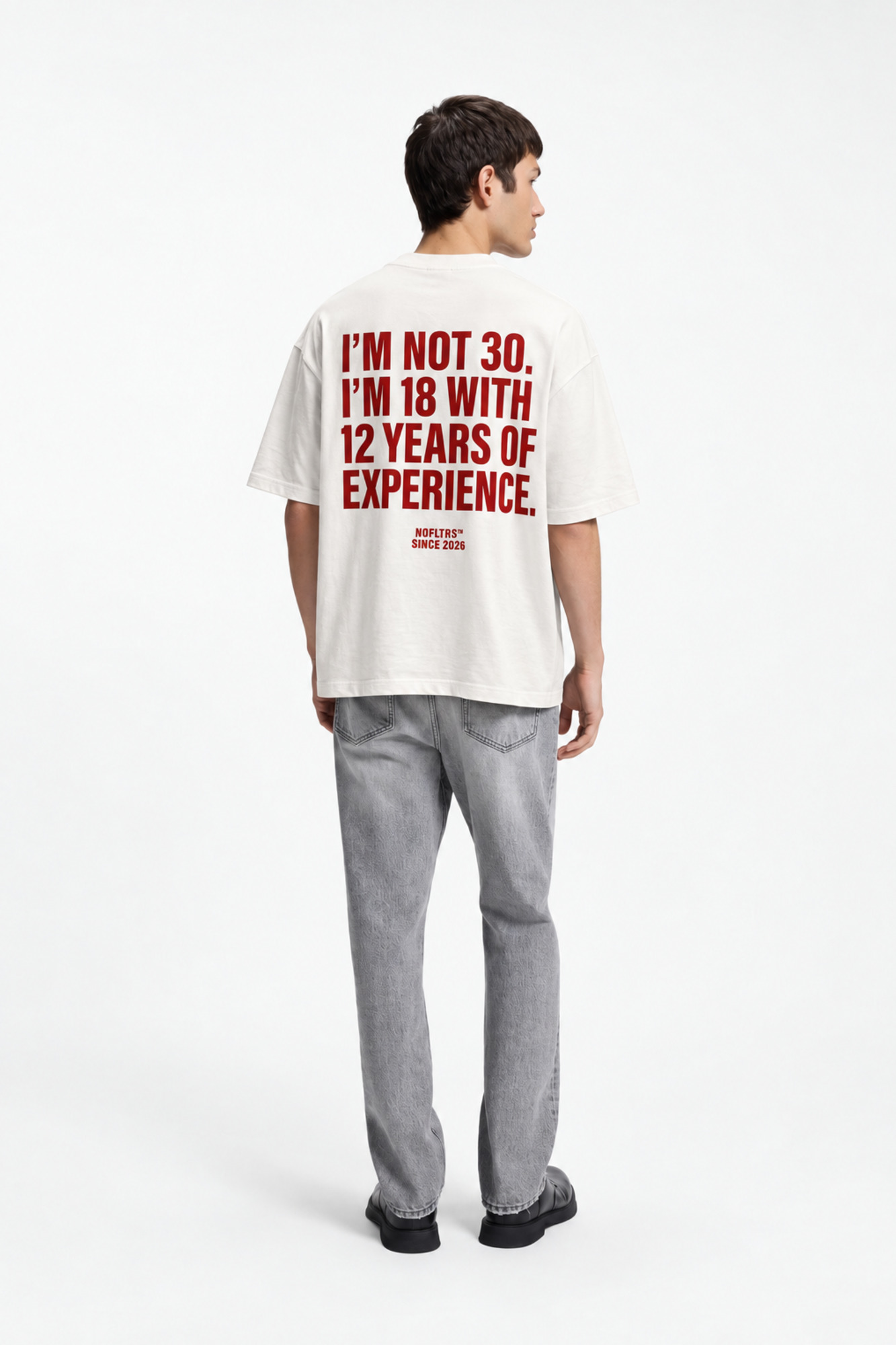 تیشرت مردانه I M NOT 30