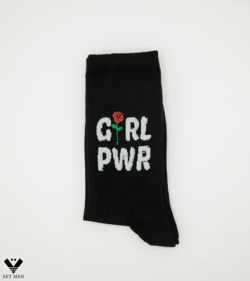 جوراب Girl power  ساق دار