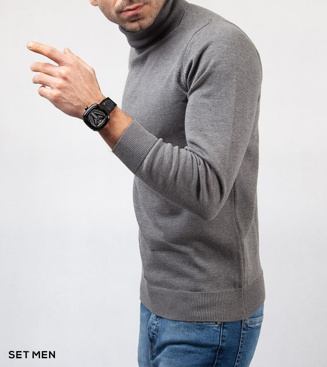 بافت یقه اسکی